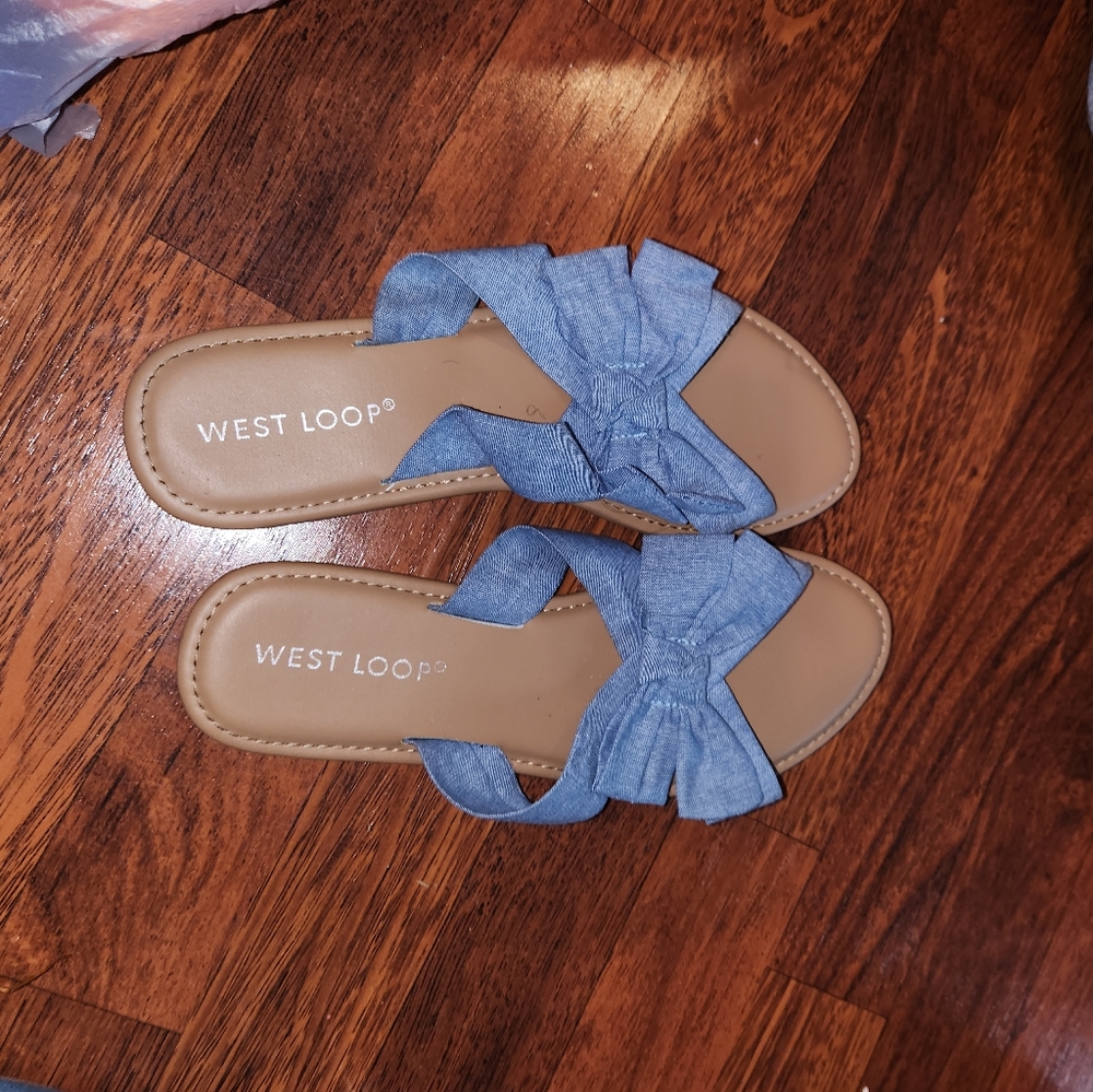 Denim Flats